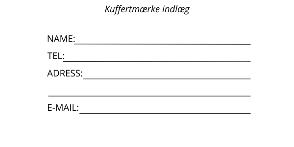 Kuffertmærke